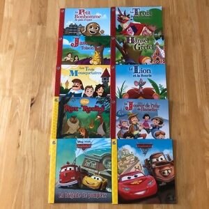 FRENCH Children’s Books (10) Soft Cover - Phidal collection